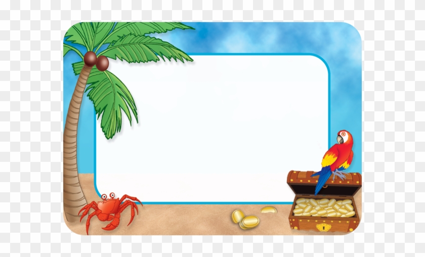 Tcr 5178 Name Tags - Island Name Tag Clipart - Png Download