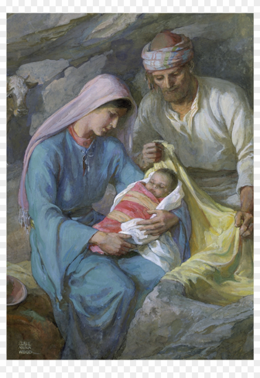 More Views - Nativity Painting For Christmas Clipart #3311454