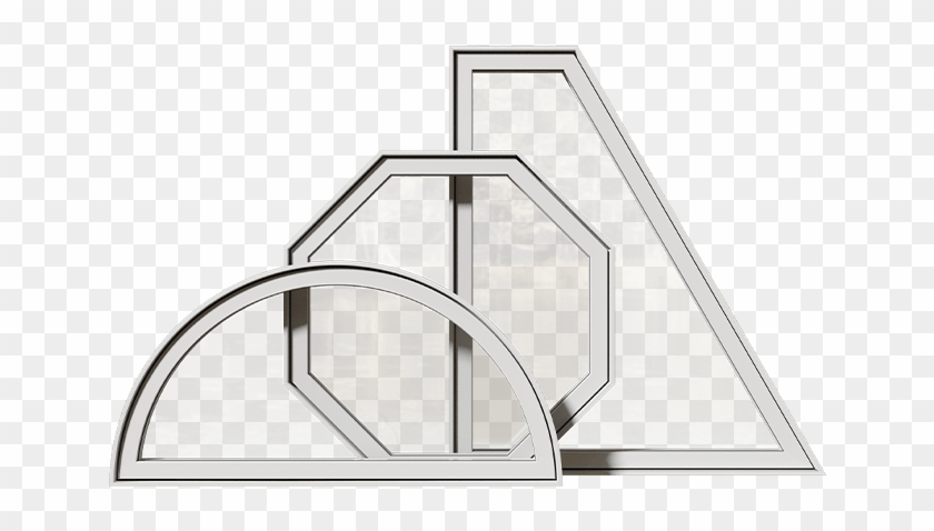 A Set Of Fixed And Shaped Windows By Northern Comfort - Daylighting Clipart
