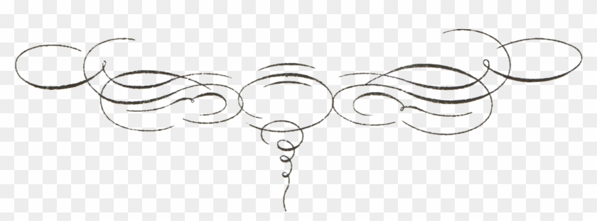 Here's The Pretty Scroll That Was Inside The Frame - Drawing Clipart