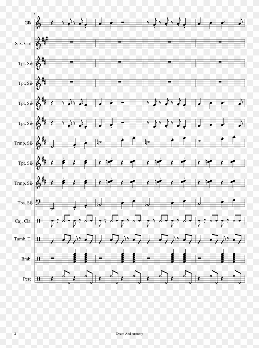 Oye Sheet Music Composed By Brayan Alejandro Arevalo - Sheet Music Clipart