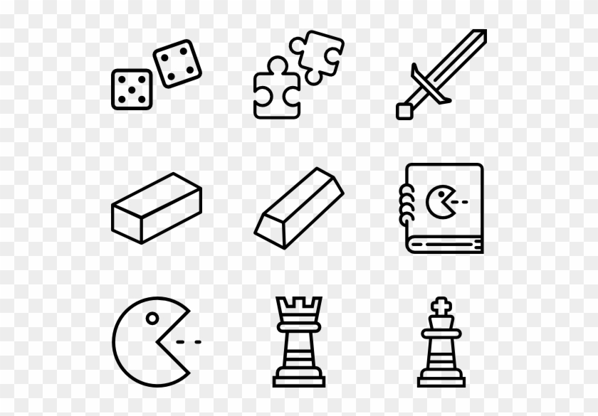 Game Set - Sweets Icon Transparent Background Clipart