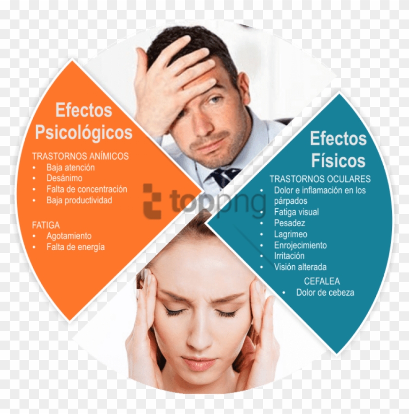 Free Png Efectos De Una Mala Iluminacion Png Image - Stress Clipart
