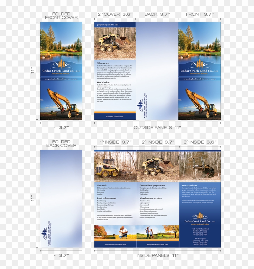 Self Mailer Tri Fold Brochure - Example Of Travel Brochure Back And Front Clipart #3312687