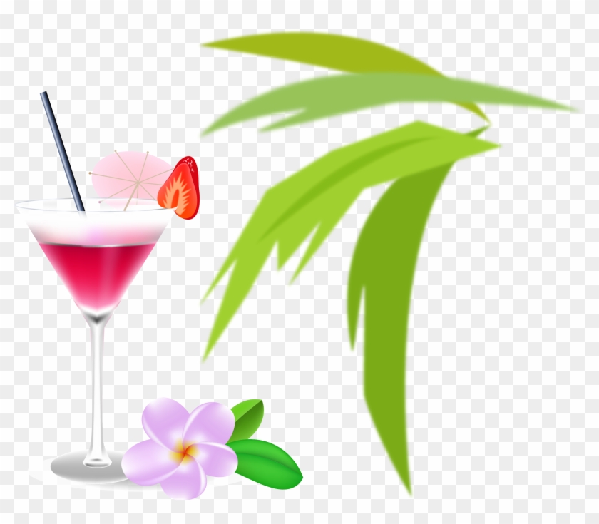 Martini Clipart Cosmopolitan Drink - Rose - Png Download #3312719