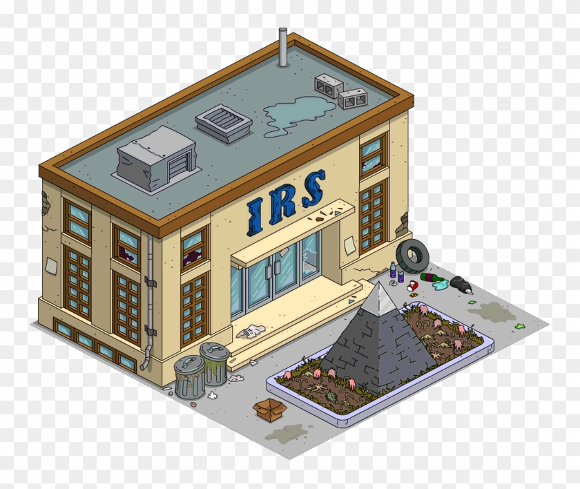 Shabby Irs Building - Simpsons Tapped Out Building Clipart #3313117