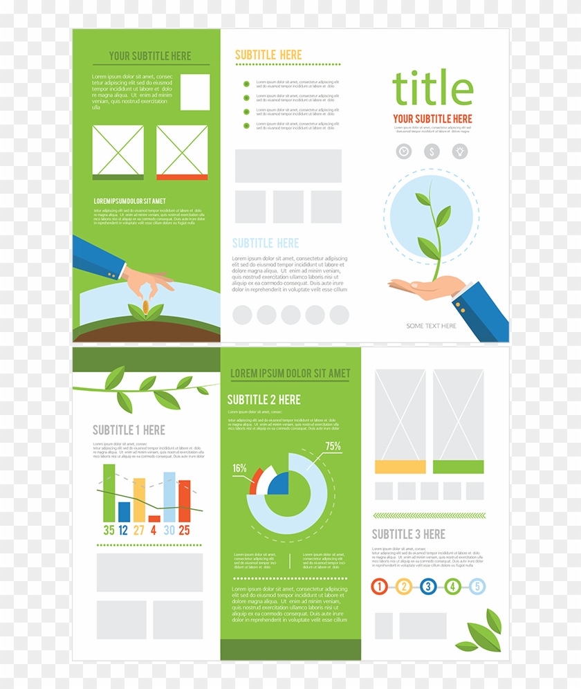 Brochures2 - Ecology Brochure Clipart #3313120
