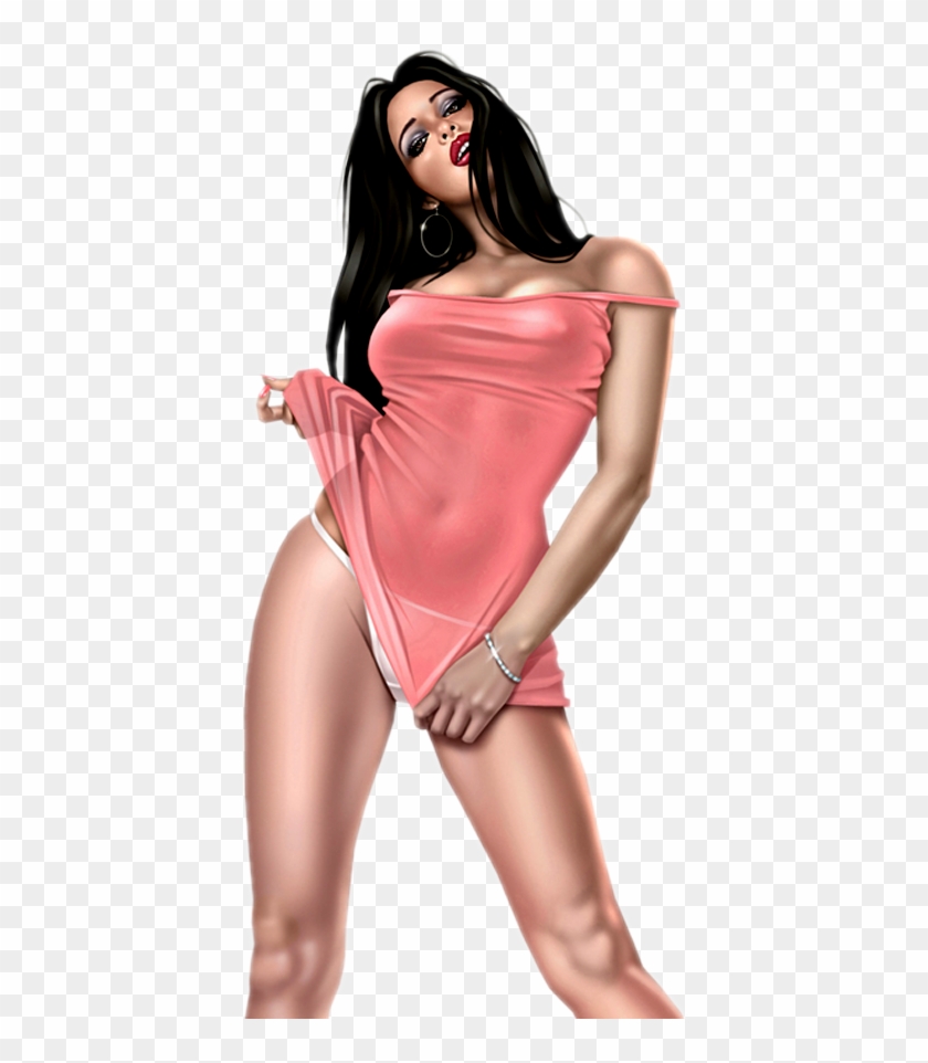 Png Mulheres - Нарисованные Девушки Clipart #3313244