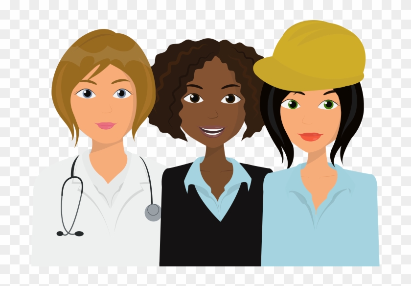 Mulheres - Cartoon Clipart