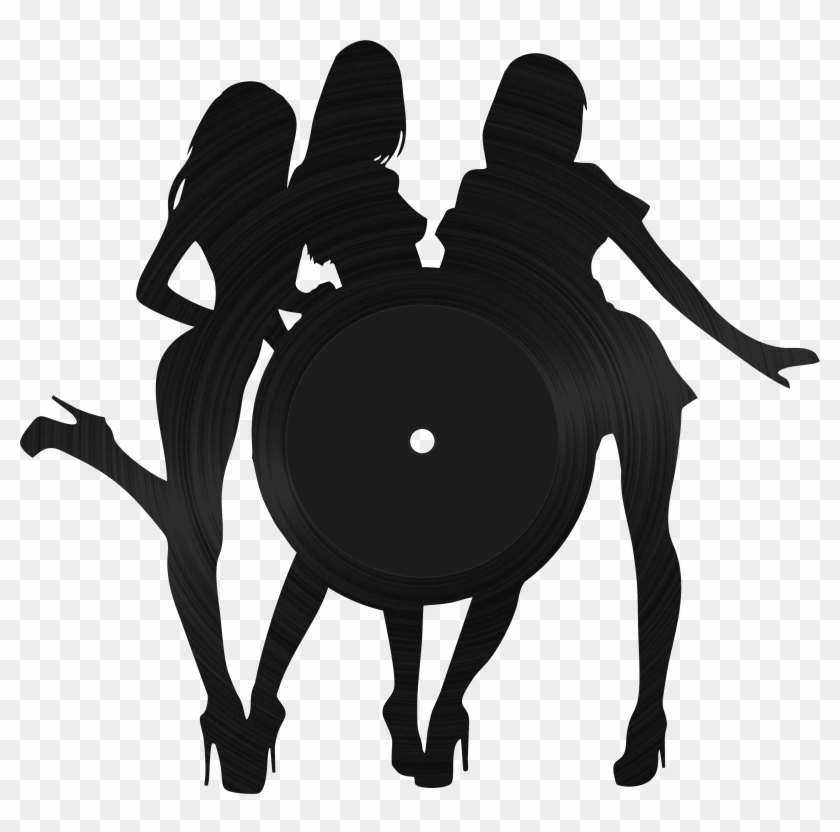 Disco - Mulheres - Clock Clipart #3314024