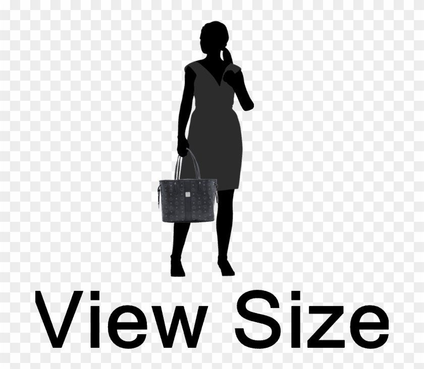 Sold Out - Mcm Black Anya Shopper Mini Top Zip Clipart