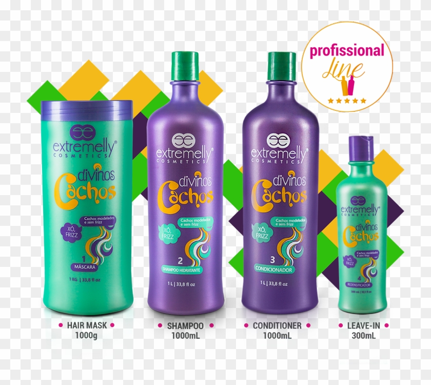 Extremelly Divinos Cachos Professional Line - Plastic Bottle Clipart #3314338