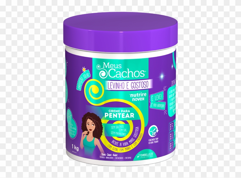 Novex Creme De Pentear Novex Meus Cachos Levinho E - Meus Cachos Levinho E Gostoso Clipart #3314451