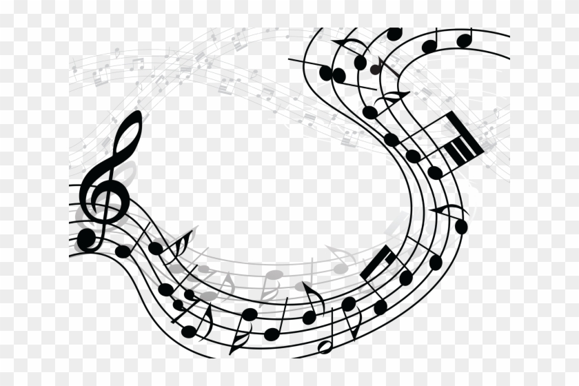 Music Notes Transparent Background - Transparent Background Musical Notes Png Clipart #3314478