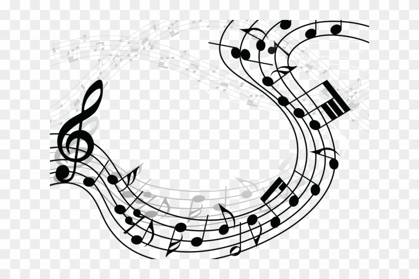 Music Notes Transparent Background - Transparent Background Musical Notes Png Clipart