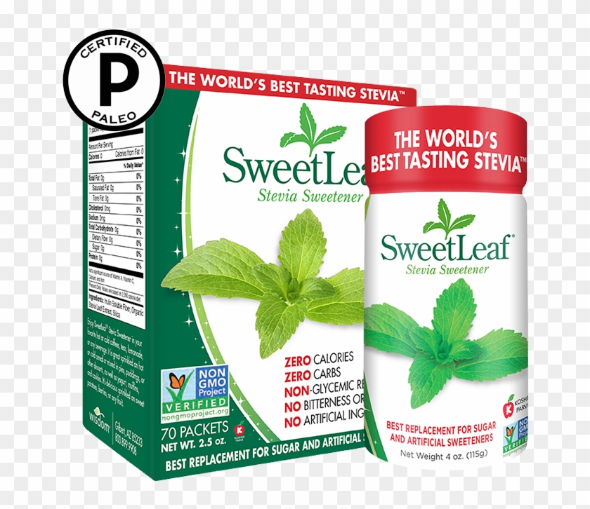 Sweetleaf Stevia Sweetener - Stevia Sweetleaf Clipart #3314596