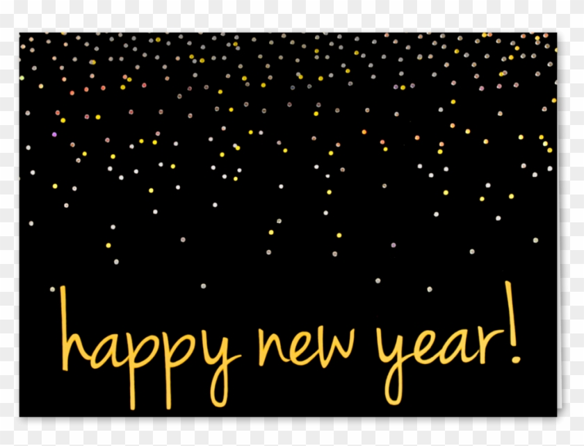 Picture Of Confetti Happy New Year Greeting Card - Uniroyal Giant Tire Clipart