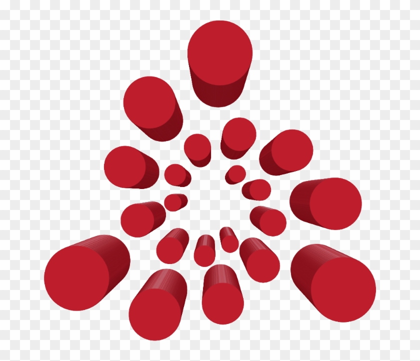 #sticker #red #circles #3d #custom3d Os Public Domain - Circle Clipart #3314962