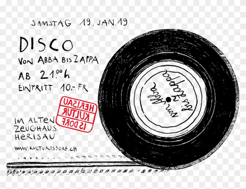 Disco Von Abba Bis Zappa - Circle Clipart