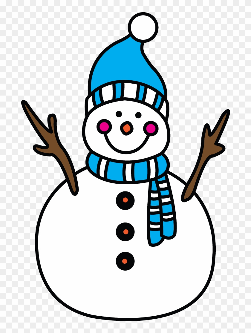 Graphic Library Collection Of Free Download On Ubisafe - Easy To Draw Snow Man Clipart #3315546