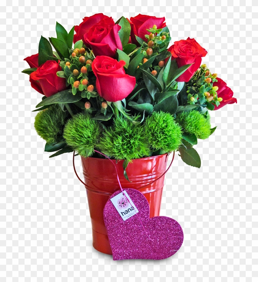 Balde San Valentin Flower Arrangement Designs, Floral - Ramo De Rosa Para Ti Clipart
