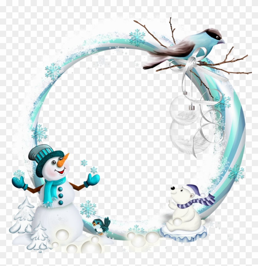 Christmas - Snowman - Christmas And A Happy New Clipart