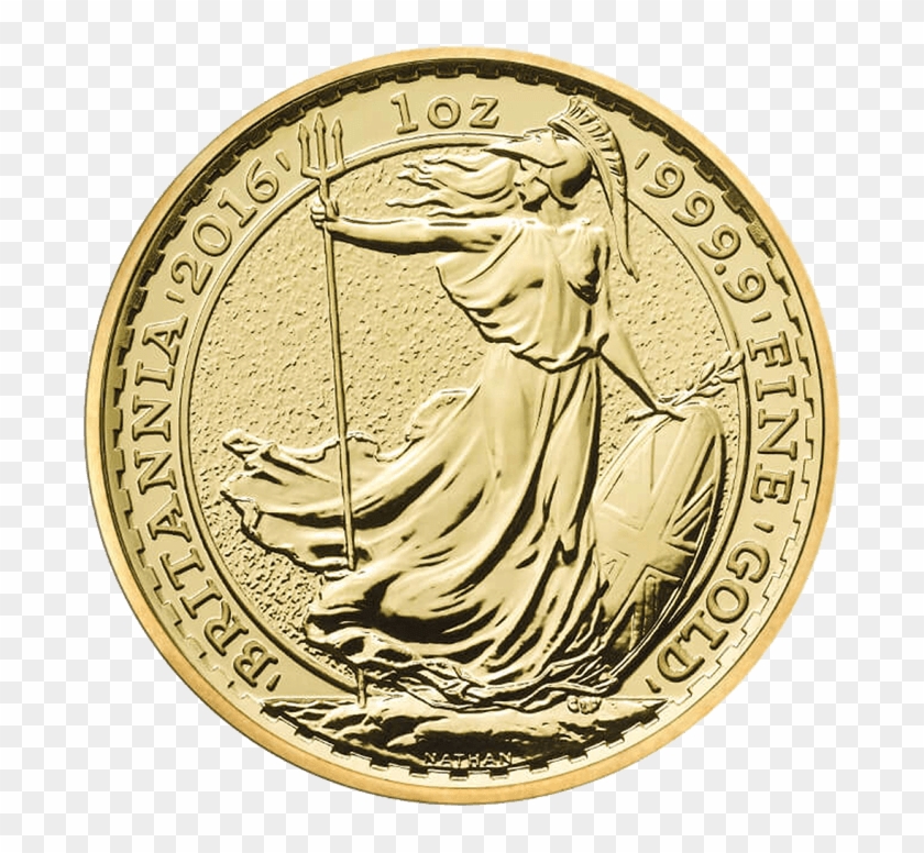 Britannia 2016 1 Oz Gold Coin - Silver Britannia 2019 Clipart #3316774