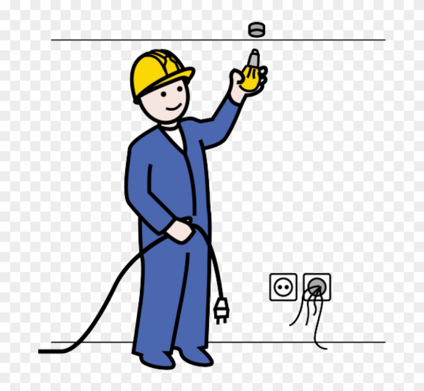 Electricista Facil De Dibujar Clipart
