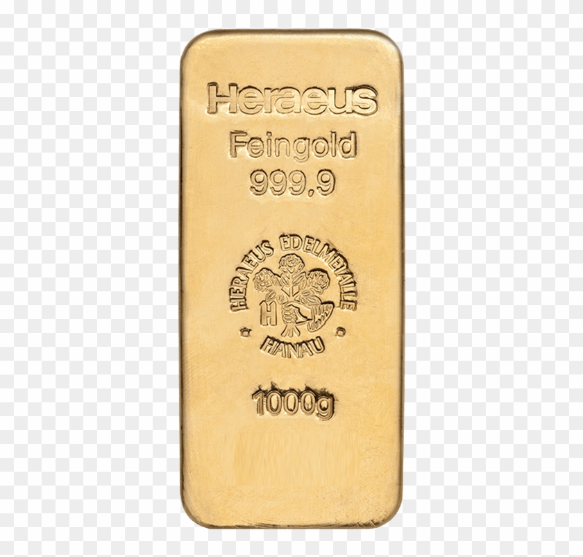 1000g Gold Bullion - Wood Clipart