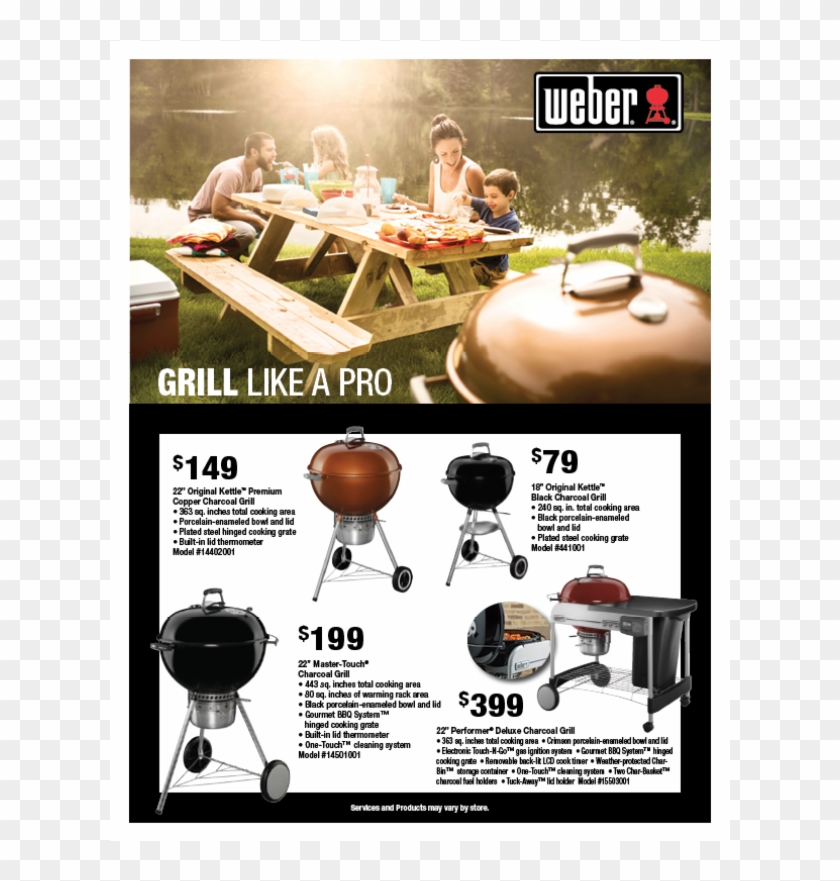 Weber Flyer Frontside B - Weber Flyer Clipart #3317380
