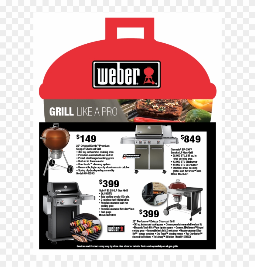 Weber Flyer Front A - Weber Flyer Clipart