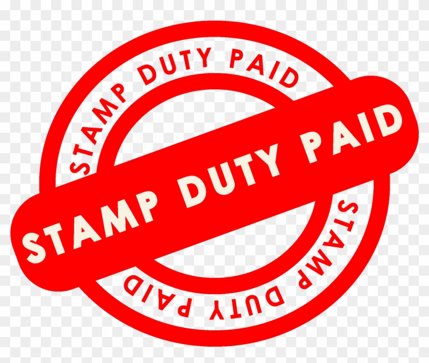 Stamp Duty Paid-red - Afyon Kocatepe Üniversitesi Clipart