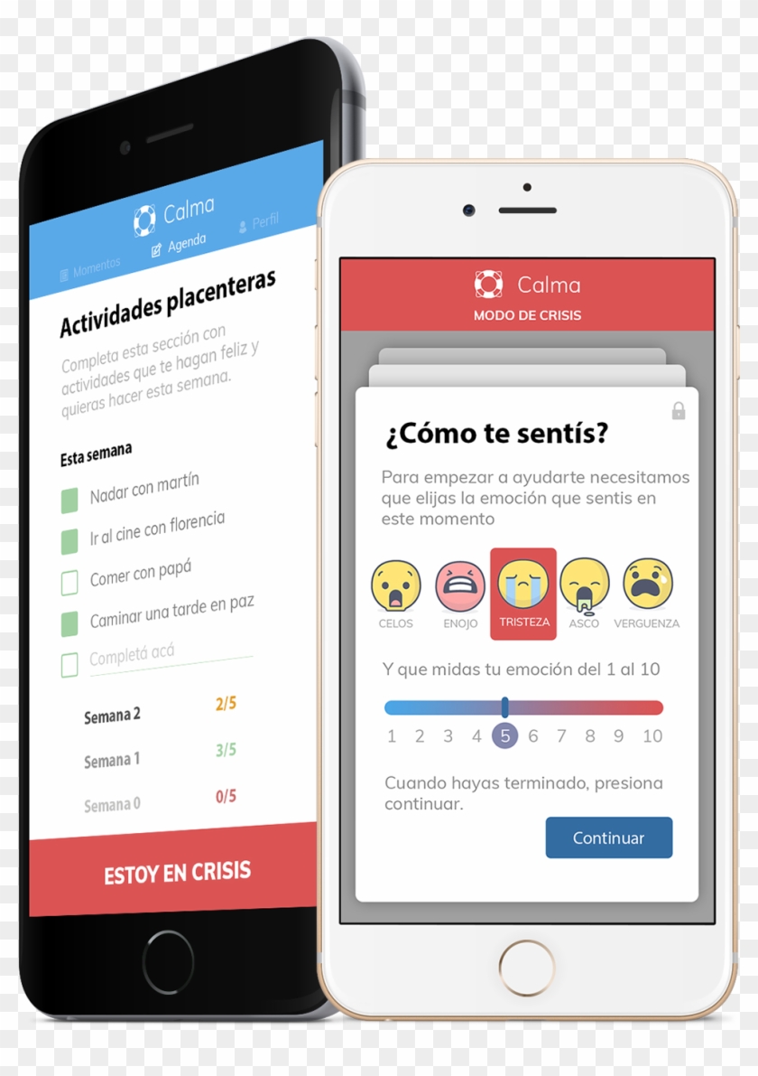 Calma Fue Diseñada Por Un Grupo De Investigadores Para - Calma App Clipart #3317998