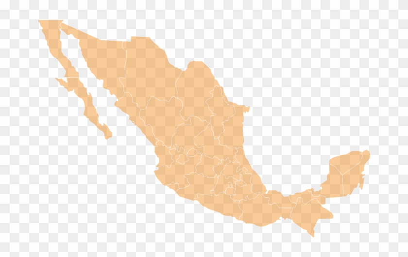 Mapa Republica Mexicana Png - Mexico Hdi Clipart