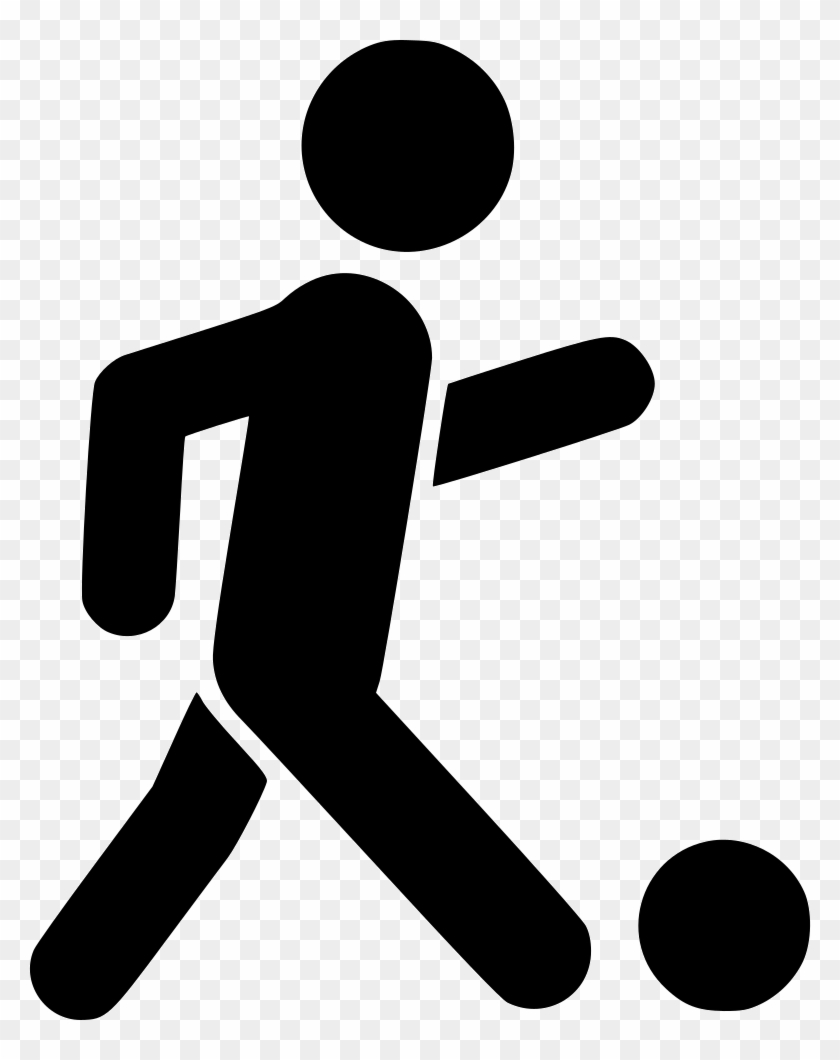 Ball Football Game Play Soccer S Comments - Play Soccer Icon White Clipart