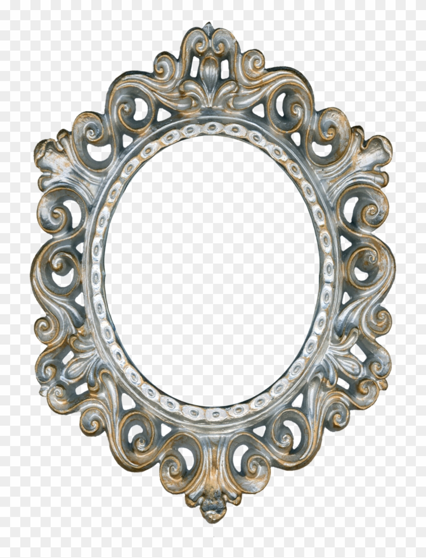 Para Ver O Tamanho Real Ou Salvar Clique Na Imagem - Oval Antique Picture Frame Clipart