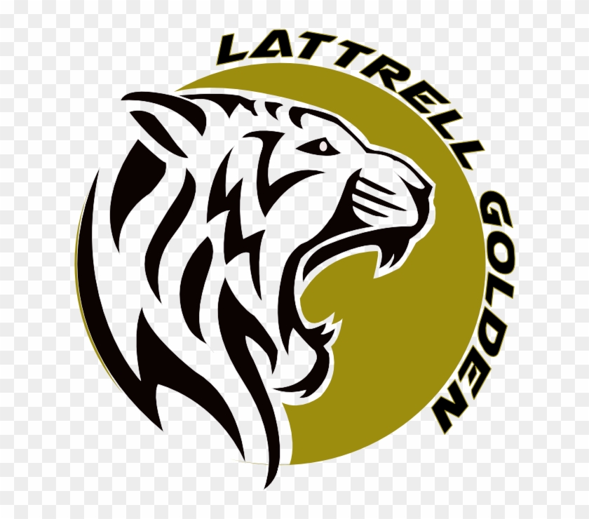 Lattrell Golden Logo Design - Graphic Design Clipart