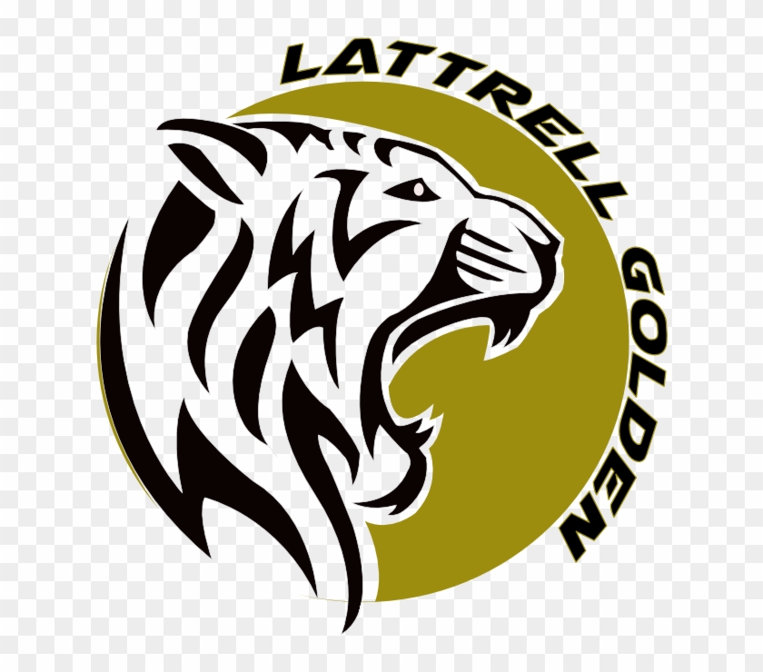 Lattrell Golden Logo Design Graphic Design Clipart Pikpng