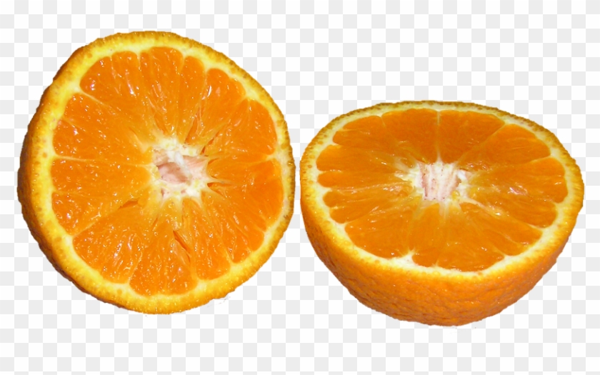 Mandarin, Citrus, Fruit, Cut - Orange Clipart #3318906