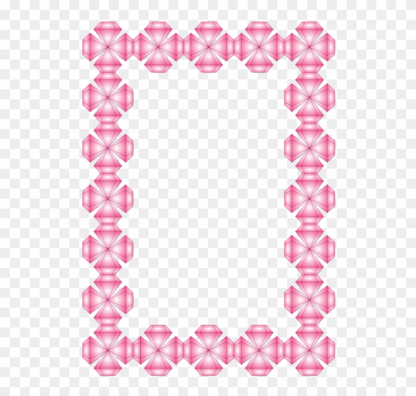 Moldura Em Png Rosa - Motif Clipart