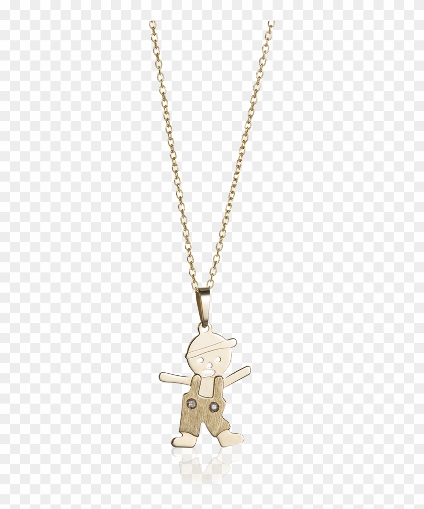 Pingente Boy Ouro E Diamantes - Locket Clipart #3319155