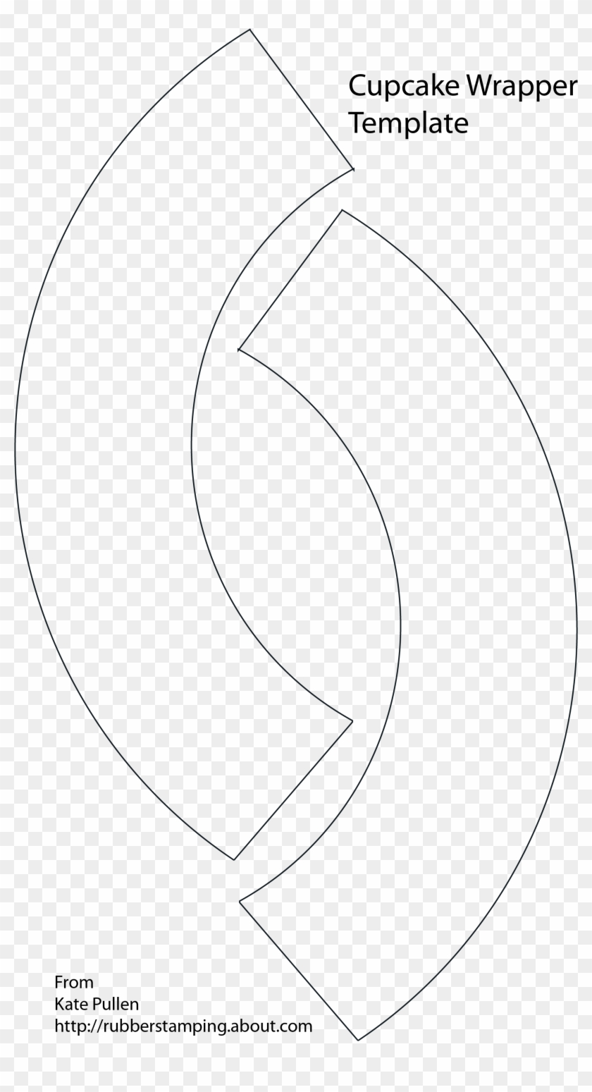 Blank Printable Cupcake Wrapper Template - Cupcake Wrapper Template Pdf Clipart