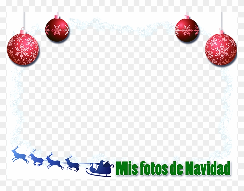 Marcos Navideños Para Fotos Png - Santa Clipart
