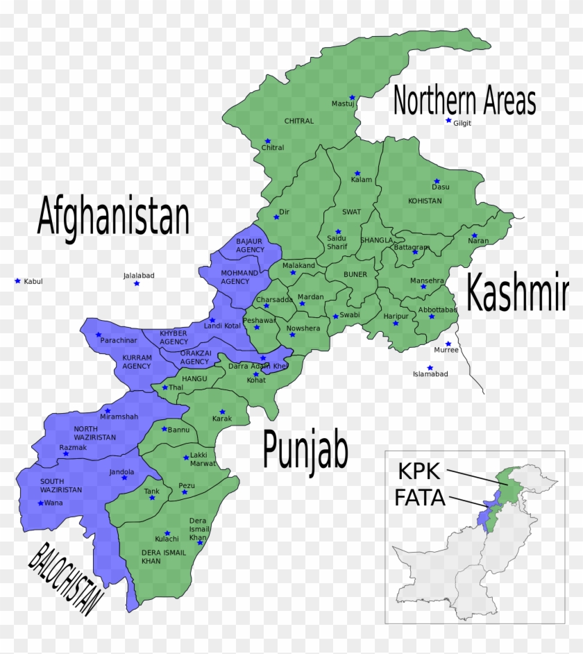 North Of Pakistan Map , Png Download - Nanga Parbat On Map Clipart #3319802