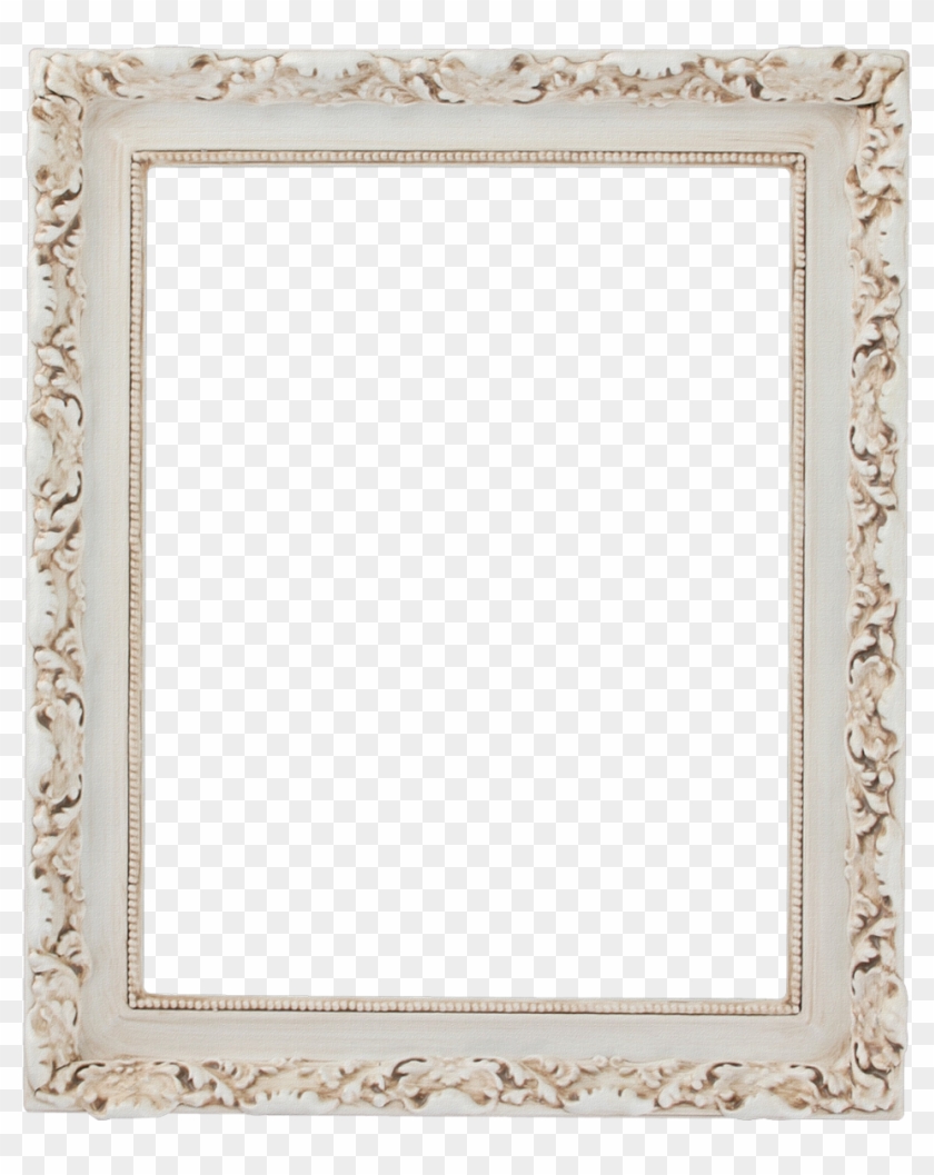 Marcos De Madera En Png Gratis Para Tus Fotos - White And Gold Picture Frames Clipart