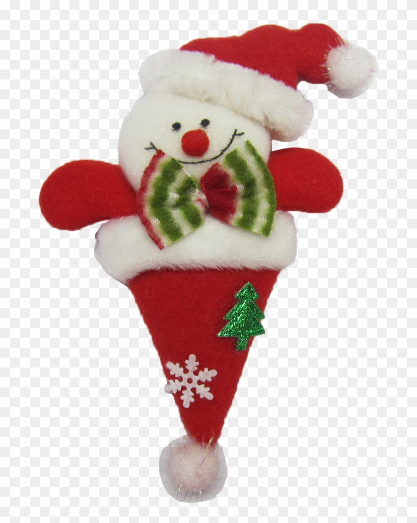 Pendente Papai Noel/ Boneco De Neve Gorro - Christmas Stocking Clipart #3320399