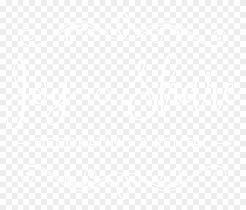 Joy To Share Decorating & Rental - Johns Hopkins Logo White Clipart