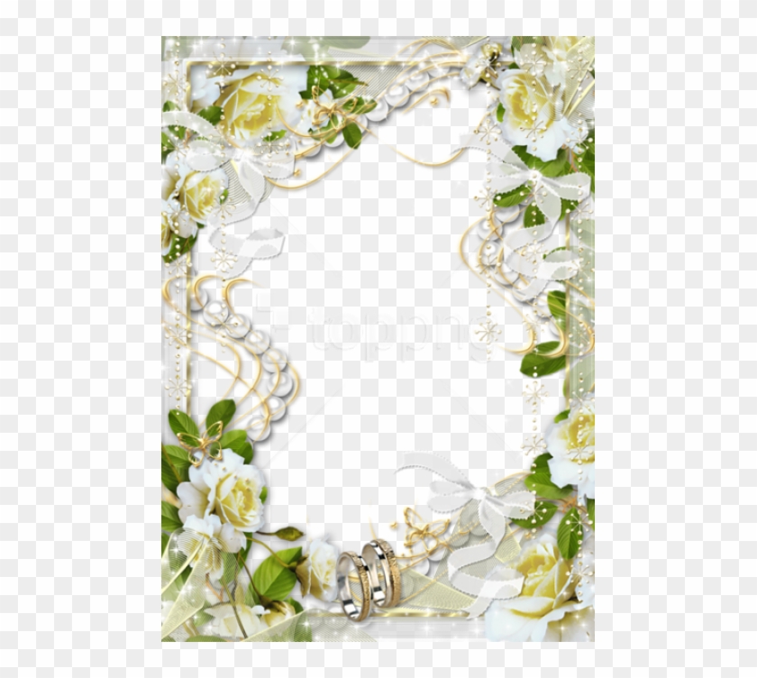 Free Png Best Stock Photos Beautiful Transpa Soft White - Png Wedding Picture Frame Clipart