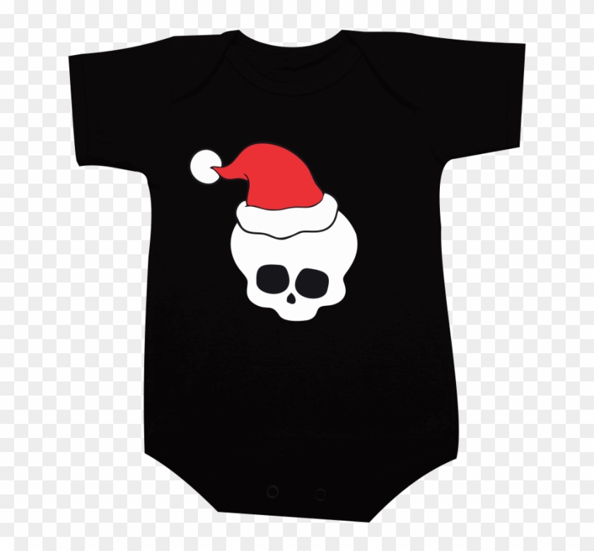 Caveiras Com Gorro Natalino Clipart