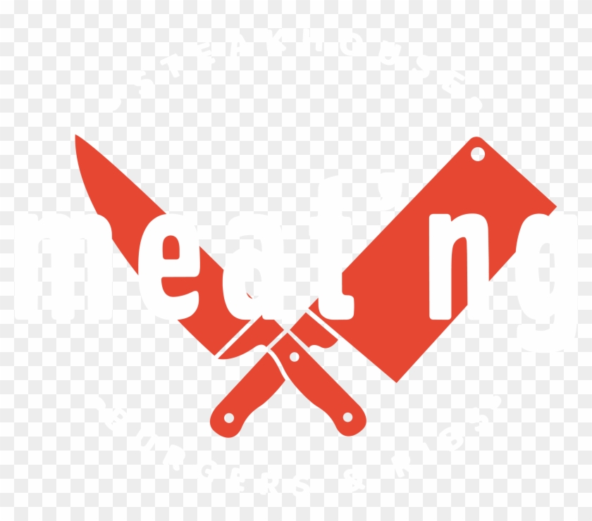 Meat'ng Steak - Graphic Design Clipart #3321500